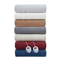 Serta® Fleece to Sherpa Heated Electric Blanket