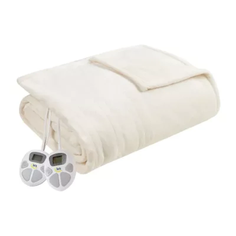 Serta® Plush Soft Heated Electric Blanket