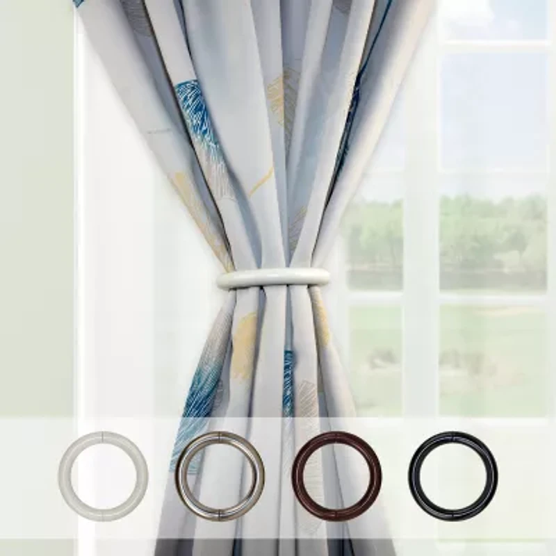 Rod Desyne Magnetic Hoop Pair 2-pc. Curtain Holdback