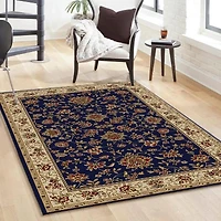 Como Terry Traditional Oriental Indoor Rectangular Accent Rug
