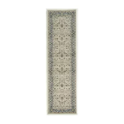 Alba Motiff Traditional Oriental Indoor Rectangular Runner