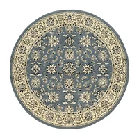 Alba Regale Traditional Oriental Indoor Round Area Rug
