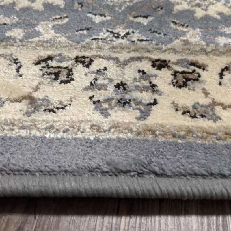 Alba Regale Traditional Oriental Indoor Round Area Rug