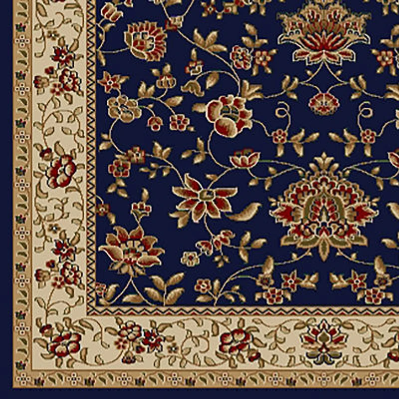 Como Terry Traditional Oriental Indoor Round Area Rug