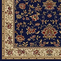 Como Terry Traditional Oriental Indoor Round Area Rug