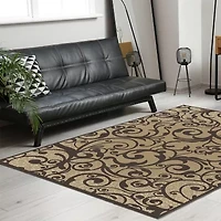 Radici Pisa Scroll Modern Transitional Area Rug