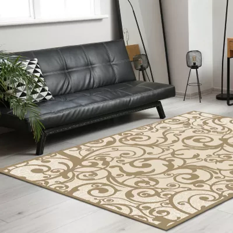 Radici Pisa Scroll Modern Transitional Area Rug