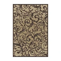 Radici Pisa Scroll Modern Transitional Area Rug