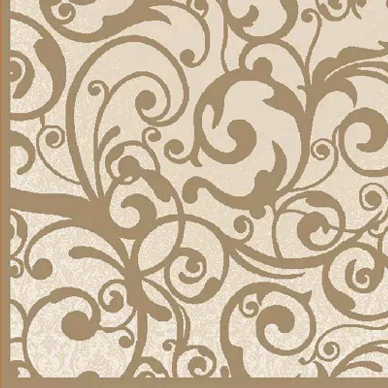 Radici Pisa Scroll Modern Transitional Area Rug