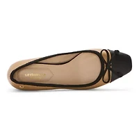 Liz Claiborne Womens Fredson Cap Closed Toe Flat Heel Pumps
