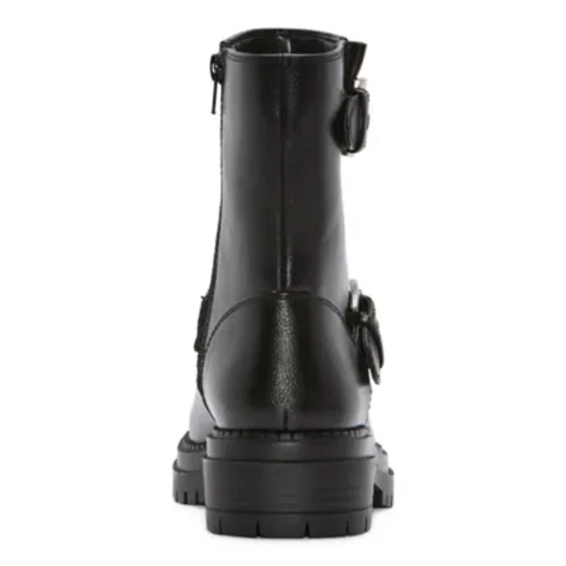 Arizona Jean Co Womens Tilpa Stacked Heel Combat Boots