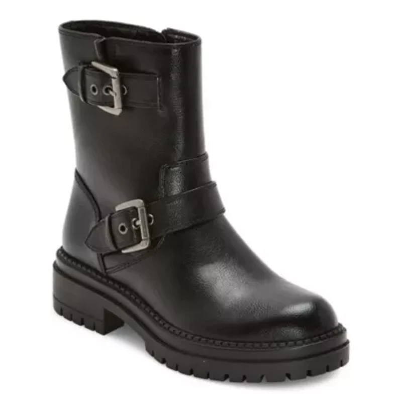Arizona Jean Co Womens Tilpa Stacked Heel Combat Boots