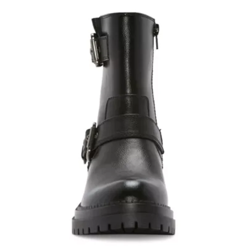Arizona Jean Co Womens Tilpa Stacked Heel Combat Boots