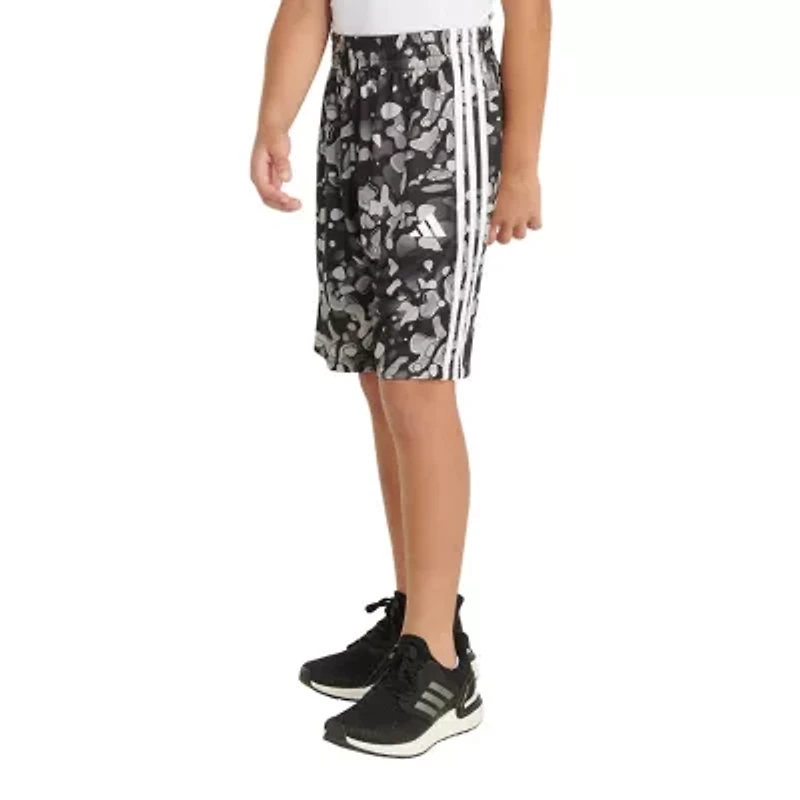 adidas Big Kid Boys Mid Rise Pull-On Short