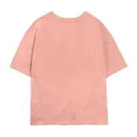 Life'S A Beach Tee Womens Juniors Crew Neck Short Sleeve Regular Fit Garfield Nickelodeon Graphic T-Shirt