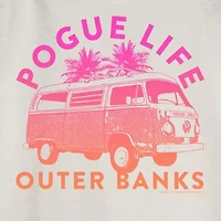 Womens Juniors Crew Neck Long Sleeve Sweatshirt