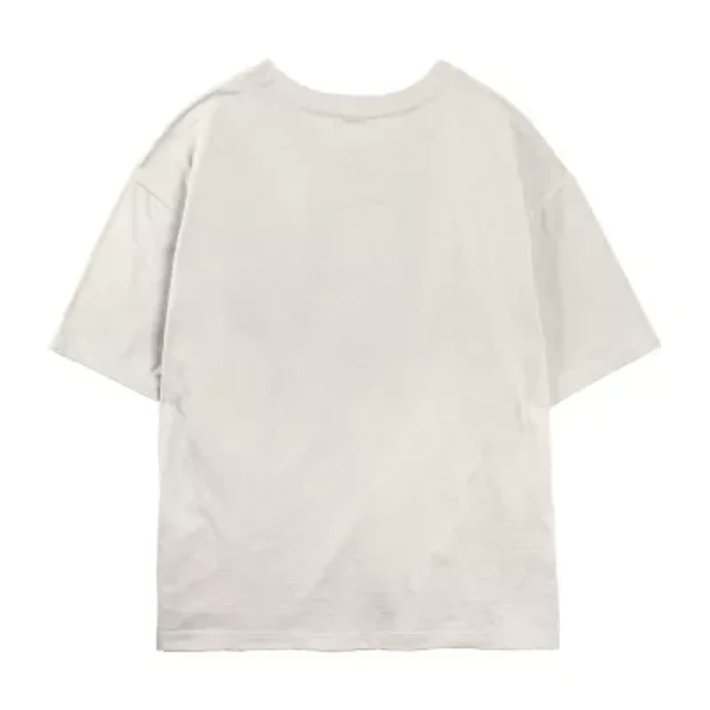 Mtv Tee Womens Crew Neck Short Sleeve Regular Fit Juniors Graphic T-Shirt