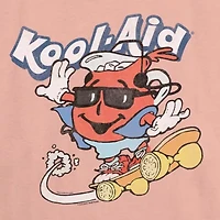 Kool-Aid Tee Womens Crew Neck Short Sleeve Regular Fit Juniors Graphic T-Shirt