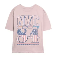 Teenage Mutant Ninja Turtles Tee Womens Crew Neck Short Sleeve Regular Fit Juniors Graphic T-Shirt