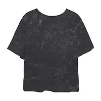 Pixar Turning Red Toronto Cropped Womens Crew Neck Short Sleeve Regular Fit Juniors Graphic T-Shirt