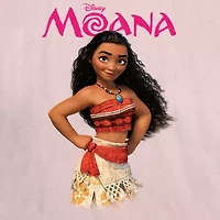 Disney Moana Tee Womens Crew Neck Short Sleeve Regular Fit Princess Juniors Graphic T-Shirt