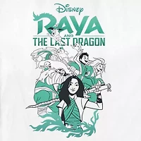 The Last Dragon Tee Womens Crew Neck Short Sleeve Regular Fit Raya Juniors Graphic T-Shirt