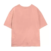 Disney Aloha Kauai Tee Womens Juniors Crew Neck Short Sleeve Regular Fit Lilo & Stitch Graphic T-Shirt