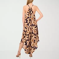 Sam And Jess Womens Halter Neck Sleeveless Jumpsuit