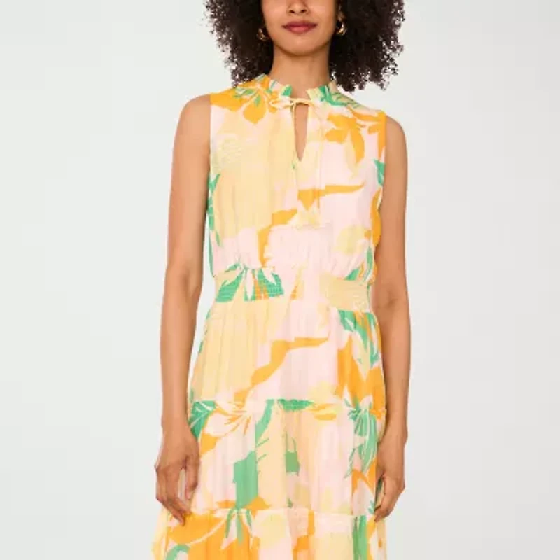 MSK Womens Sleeveless Maxi Dress