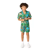 Opposuits Little Boys 2-pc. Minecraft Short Set