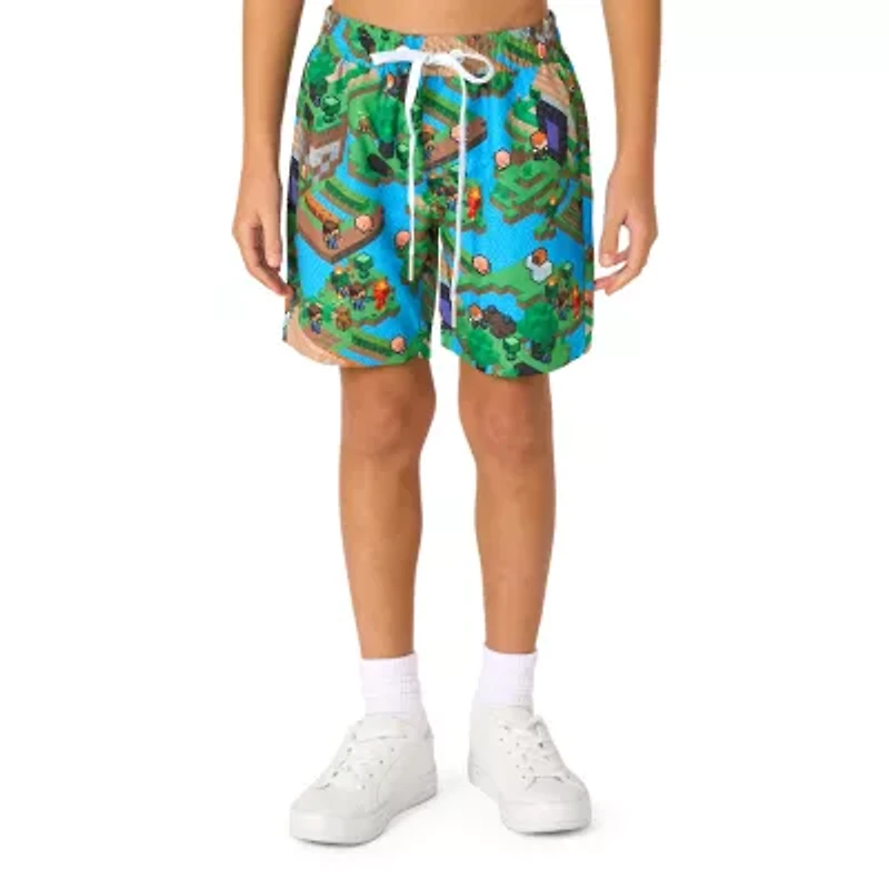 Opposuits Little Boys 2-pc. Minecraft Short Set