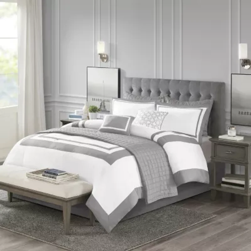 Madison Park Lexington 8-pc. Comforter and Coverlet Set