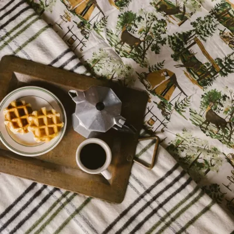 Makers Collective Camp Wandawega 100% Cotton Percale Sheet Set