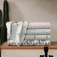 Wrangler Cactus Gingham Sheet Set