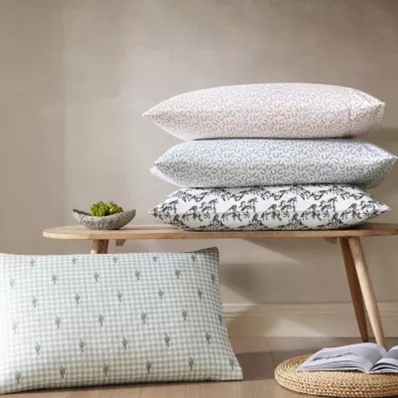 Wrangler Cactus Gingham Sheet Set