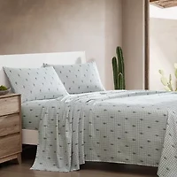 Wrangler Cactus Gingham Sheet Set