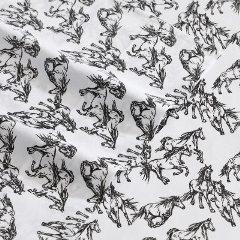 Wrangler Mustangs Sheet Set