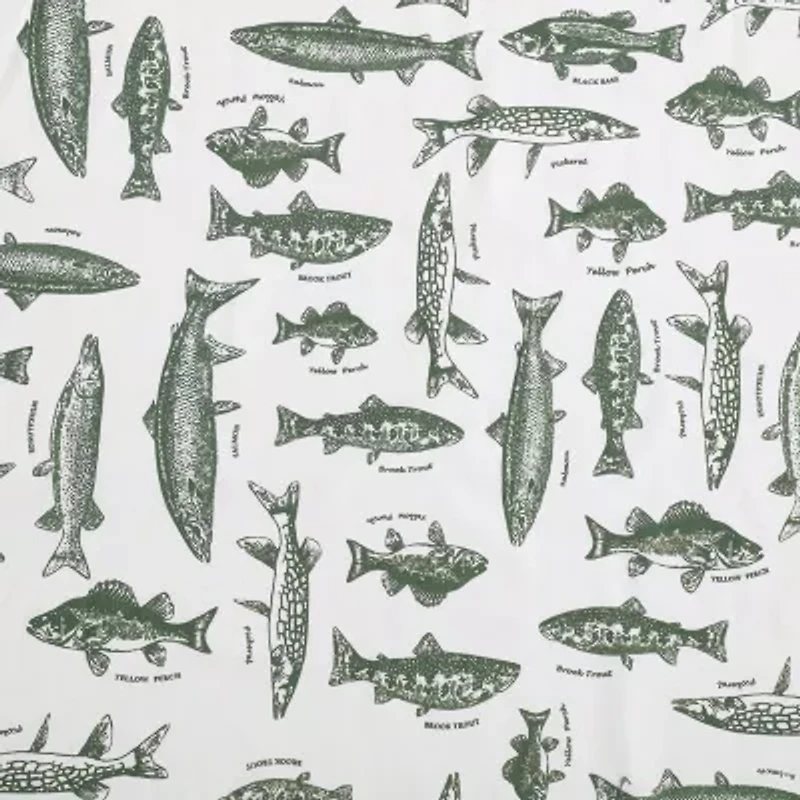Eddie Bauer Wes Fish Face Sheet Set
