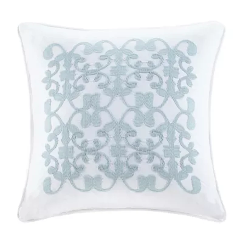 Madison Park Isabella 4-Pc Ruffle Quilt Set With Throw Pillow