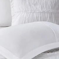 Madison Park Isabella 4-Pc Ruffle Quilt Set With Throw Pillow