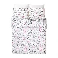 Urban Playground Roxy Hearts Reversible Comforter Set