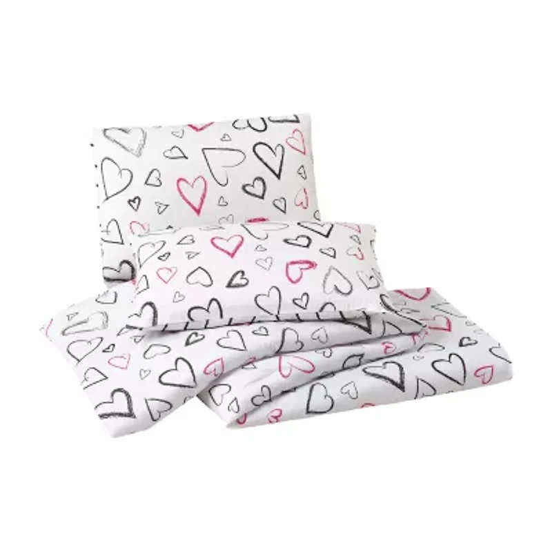 Urban Playground Roxy Hearts Reversible Comforter Set