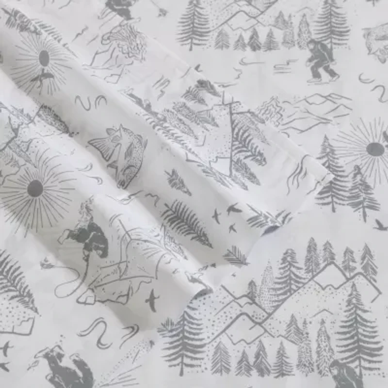 Eddie Bauer Big Foot Hiking Trip Sheet Set