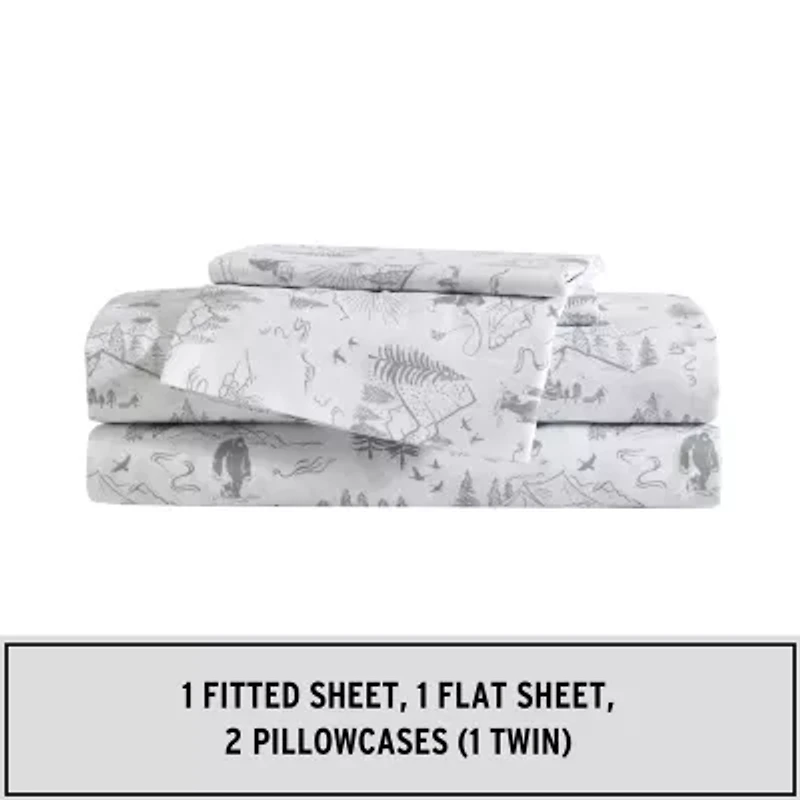 Eddie Bauer Big Foot Hiking Trip Sheet Set