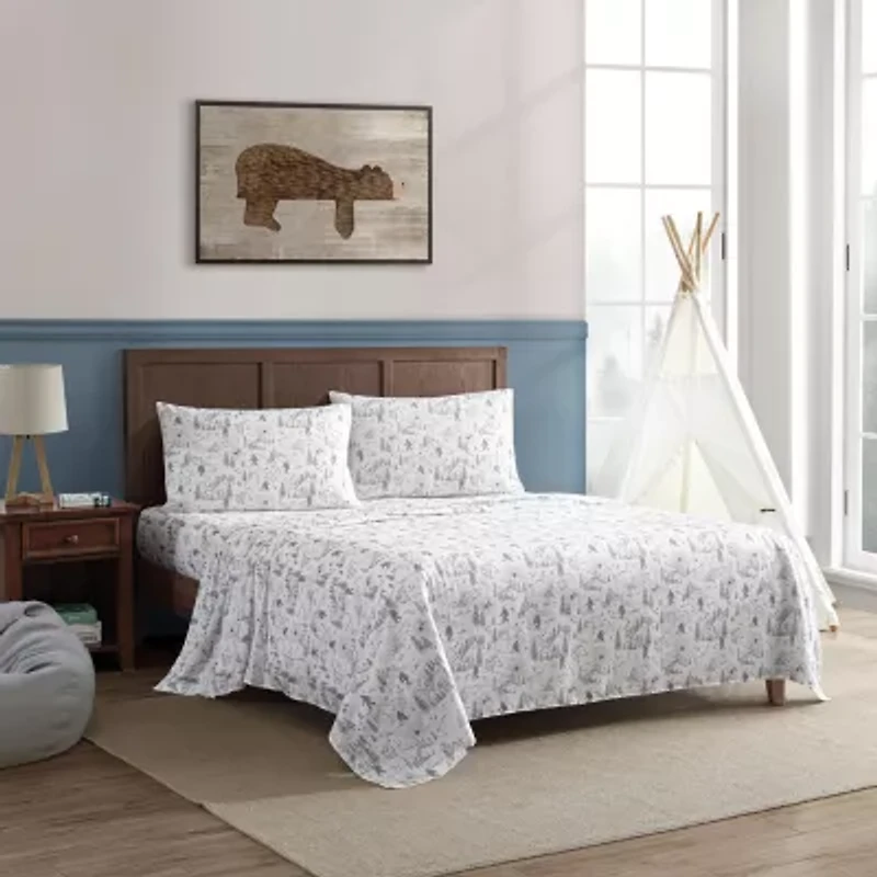 Eddie Bauer Big Foot Hiking Trip Sheet Set