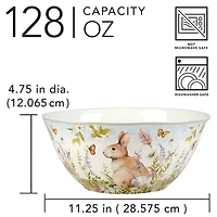 Certified International Easter Meadow Serving Bowl