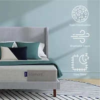 The Casper Element 10" Memory Foam Medium Mattress a Box