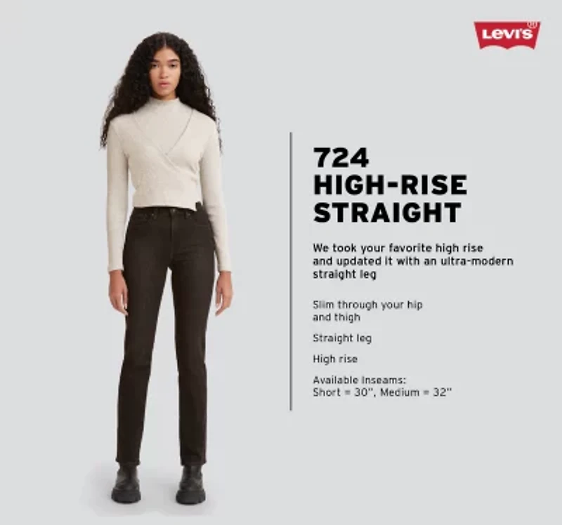 Levi's® Women's 724™ High Rise Tailored Straight Jeans