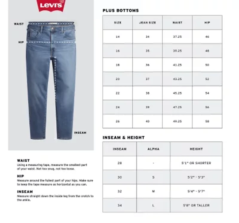 Levi's® Women's Plus Mid Length Short