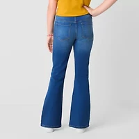 Thereabouts Little & Big Kid Girls Pull On Flare Leg Jean